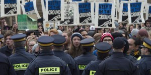 Ottawa: une centaine d'arrestations lors d'une manifestation contre Kinder Morgen