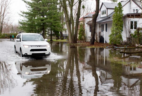 Des records de pluie pourraient être battus en avril au Québec