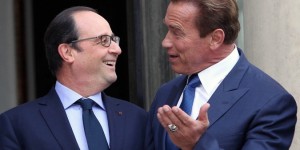 Changement climatique : l'ex-Terminator reçu par Hollande à l'Elysée