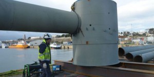 Brest : l'assemblage de l'hydrolienne géante est lancé