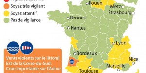 Vent : la vigilance orange maintenue en Corse-du-Sud