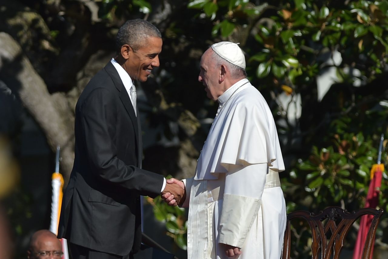 Etats-Unis : Obama et le pape François affichent leur entente sur le climat