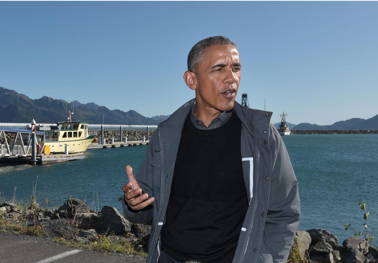 Obama veut que les générations futures voient les glaciers d'Alaska
