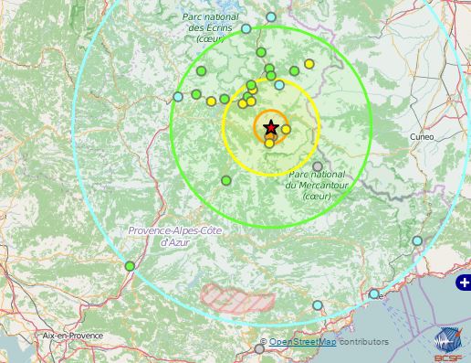 Un séisme de magnitude 4,4 secoue les Hautes-Alpes
