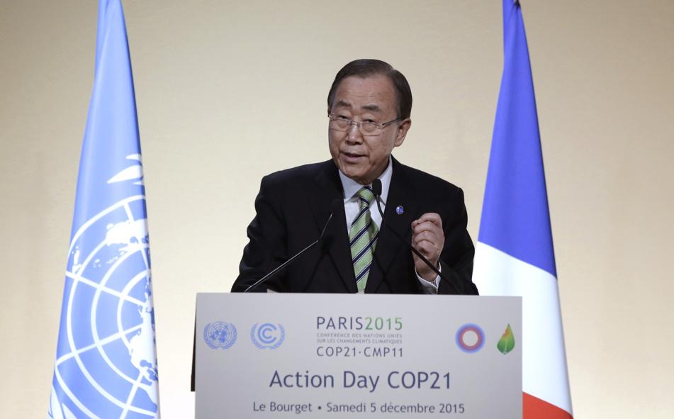 «La catastrophe climatique nous guette», alerte Ban Ki-moon