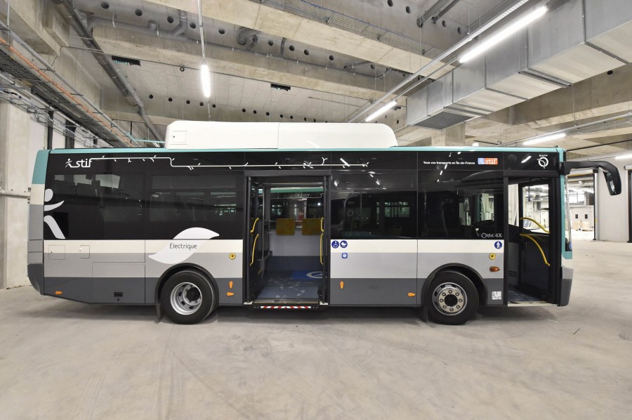 La RATP présente ses nouveaux bus électriques 