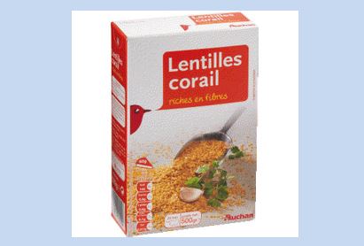 Une ONG demande le retrait des lentilles corail d'Auchan