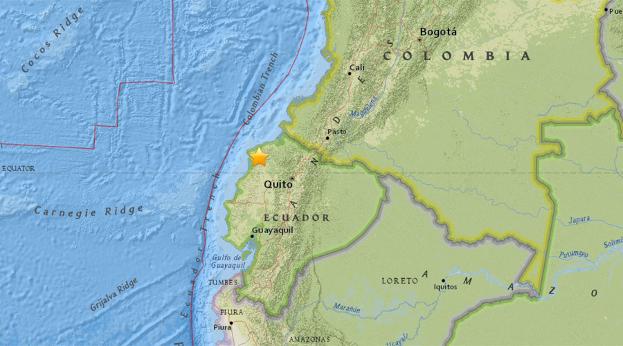 Equateur : deux séismes de forte magnitude en moins de 5 minutes