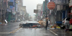 Taïwan frappé par un super-typhon, 15000 personnes évacuées