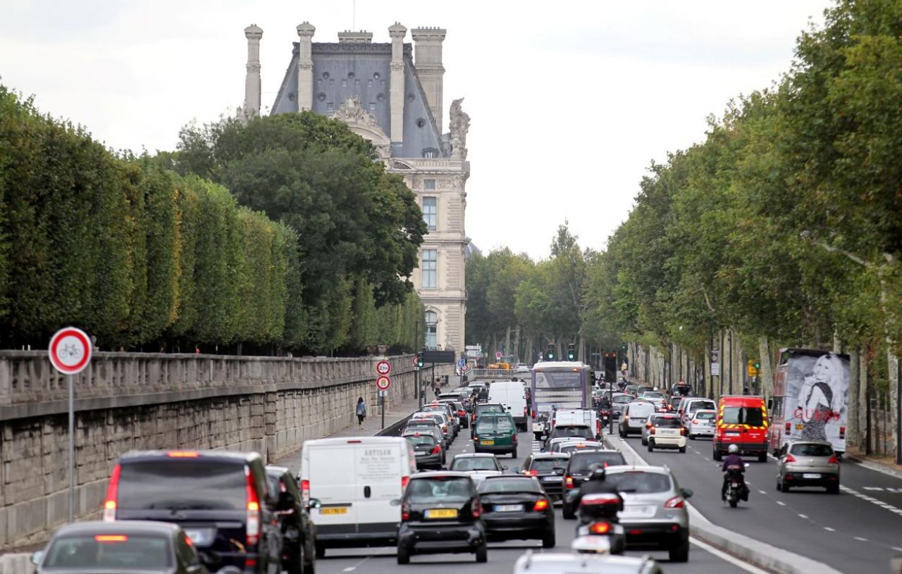Paris, voies sur berge : une baisse du trafic en octobre ?