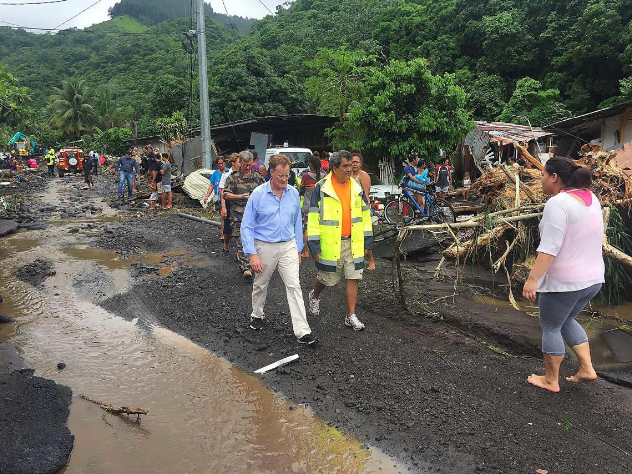 EN IMAGES. La Polynésie meurtrie par les pluies et les inondations