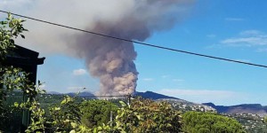 Alpes-Maritimes : un important feu de forêt se déclare dans la commune de Lucéram