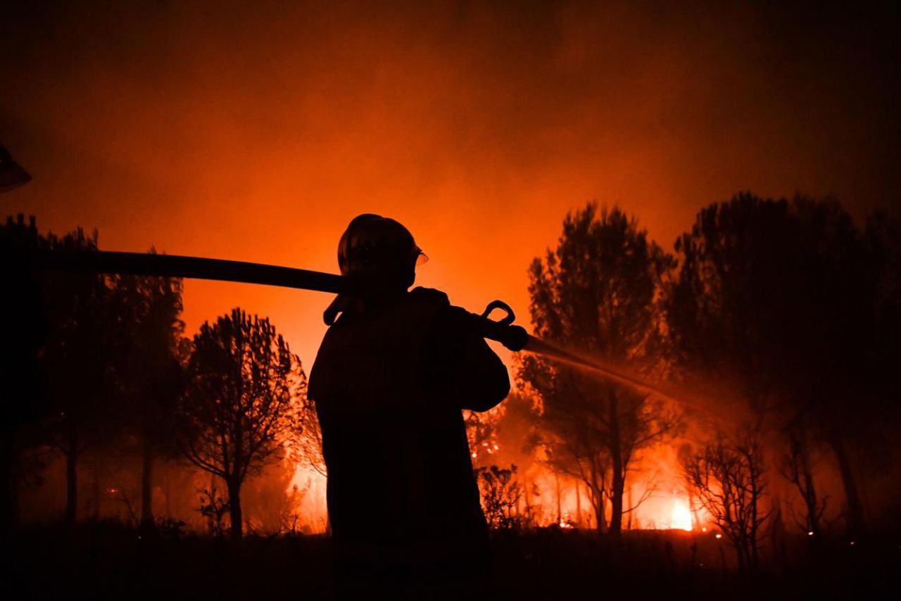 Gard : un feu de forêt ravage cinquante hectares, intervention en cours
