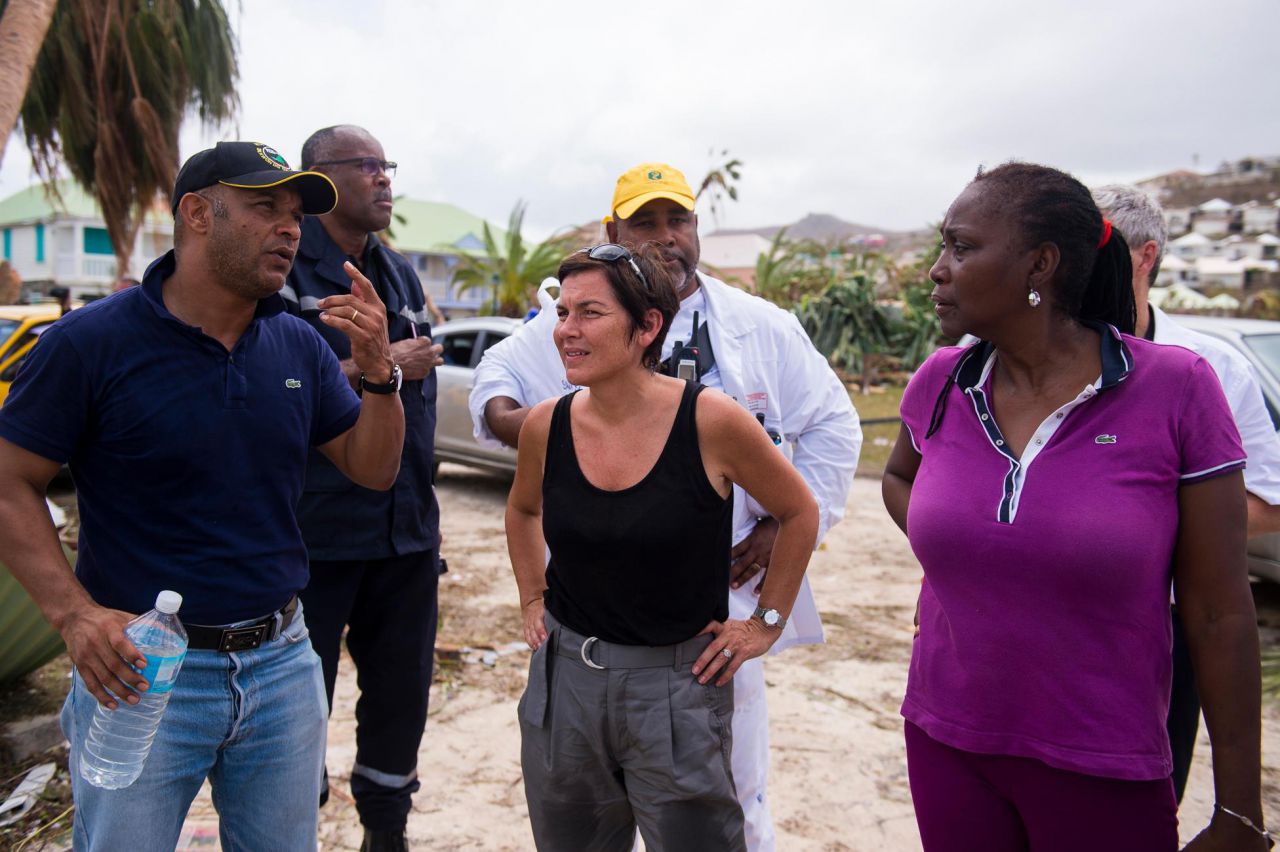 Ouragan Irma : «Que ceux qui critiquent viennent aider», répond Annick Girardin