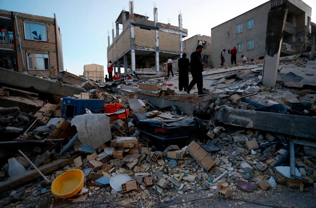 Un puissant séisme fait au moins 213 morts et 1.700 blessés en Iran et Irak