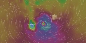L’oeil du cyclone Berguitta devrait passer sur l’île de La Réunion et l’île Maurice