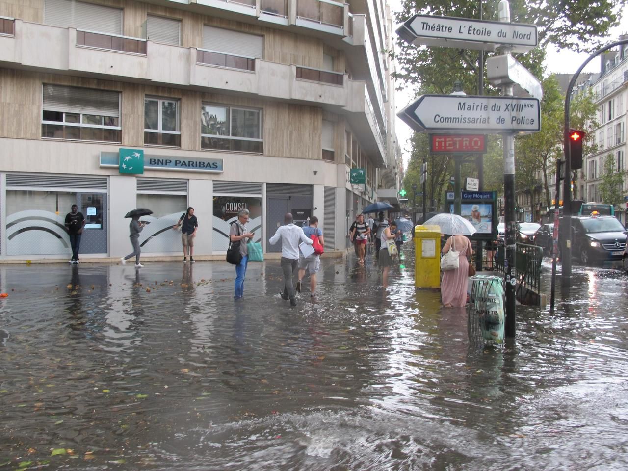 EN IMAGES. Orages et inondations en région parisienne