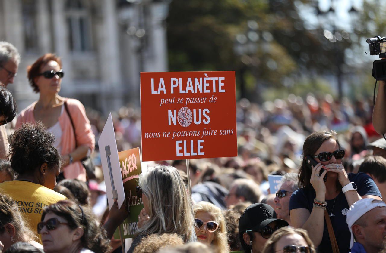 Marche pour le climat à Paris : «Je veux croire qu’il n’est pas trop tard»