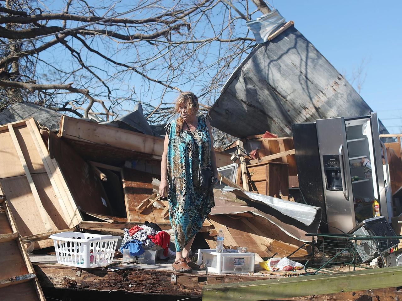 EN IMAGES. Floride  : scènes de dévastation  après le passage de l’ouragan Michael
