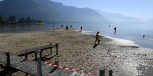 Sécheresse : le lac d’Annecy au plus bas depuis 70 ans