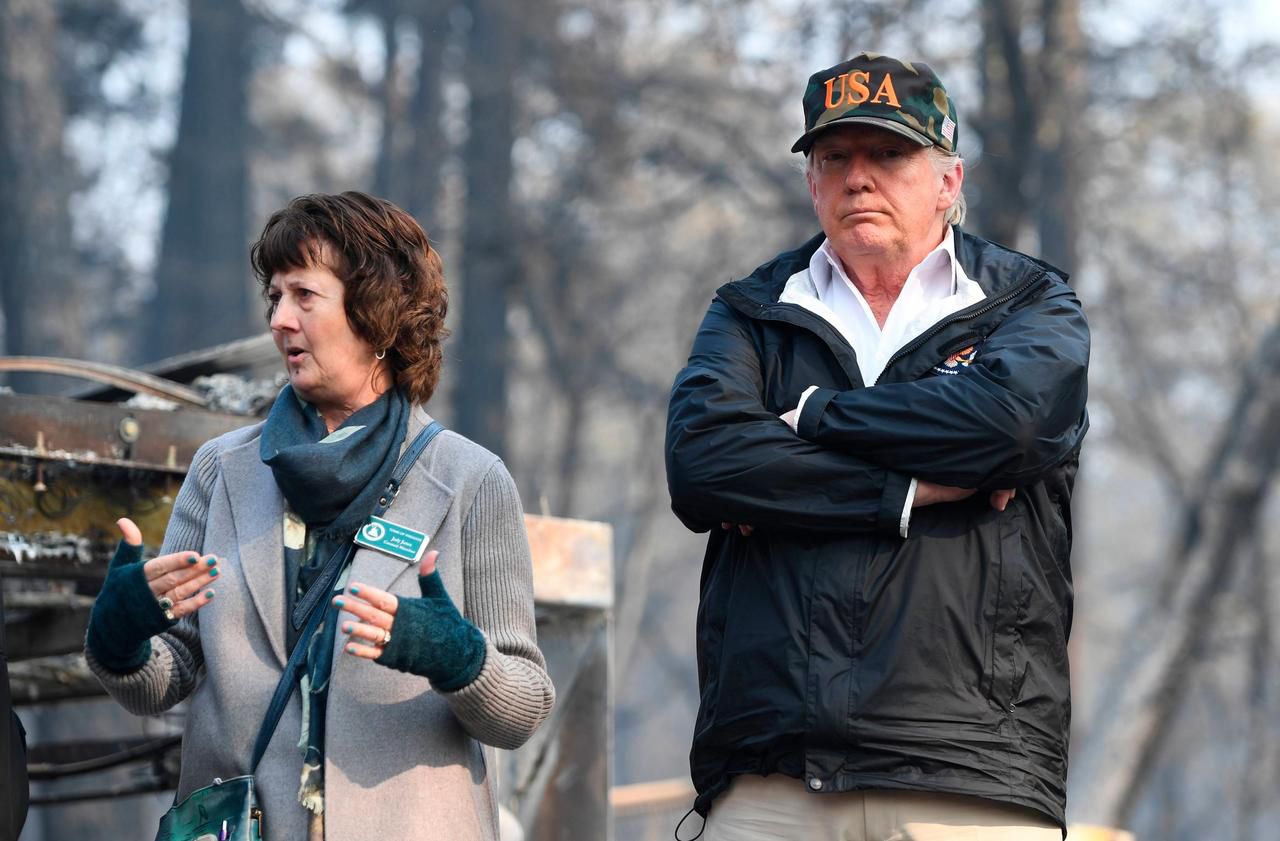 Incendies en Californie : dans Paradise dévasté, Trump exprime sa «tristesse»