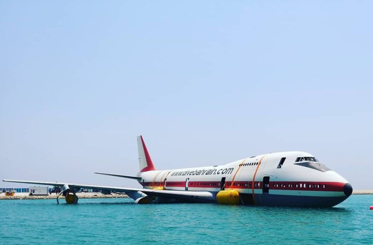 Bahreïn : un Boeing 747 coulé pour le plaisir des plongeurs