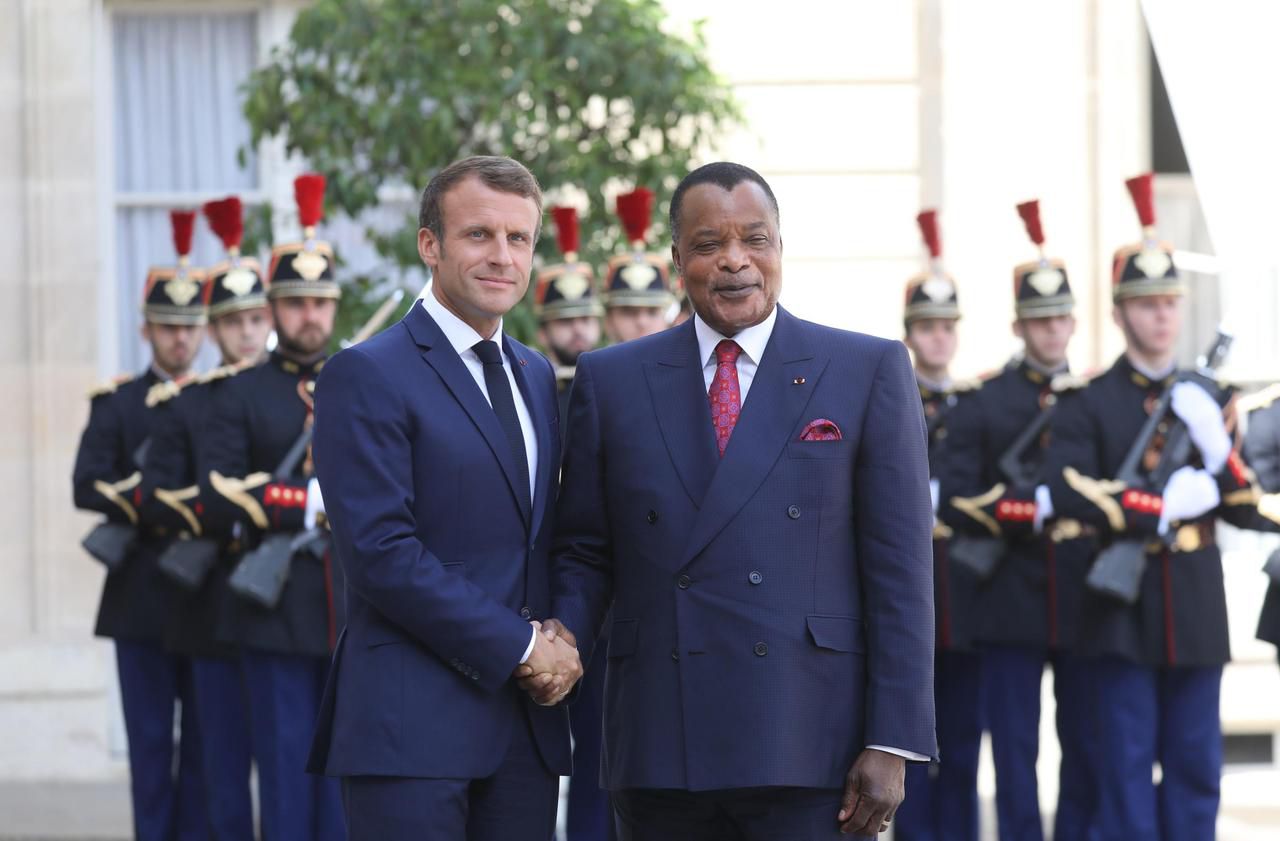 Pour parler écologie avec Macron, le président congolais vient à bord d’un… Boeing 787 !