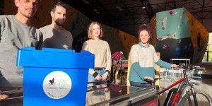 A Rouen, les déchets alimentaires des restaurants sont collectés à vélo
