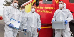 Les marins-pompiers de Marseille traquent le coronavirus dans l’air