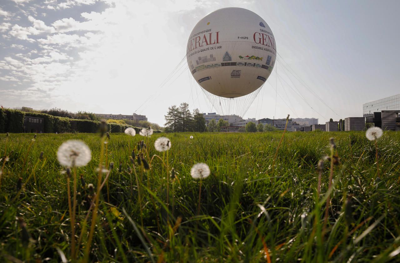 Paris confiné : 10 photos du ballon captif du parc André-Citroën