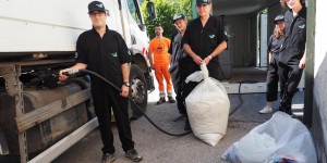 Le camion poubelle qui roule... au plastique testé dans les Alpes-Maritimes