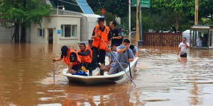 La Chine frappée par des inondations record
