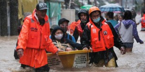 Philippines : la capitale Manille sous les eaux après le passage du typhon Vamco