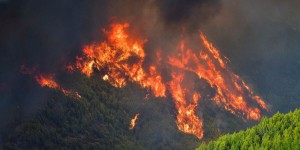 Grèce : des villages entourés par les flammes sur l’île d’Eubée, un incendie près du site d’Olympie