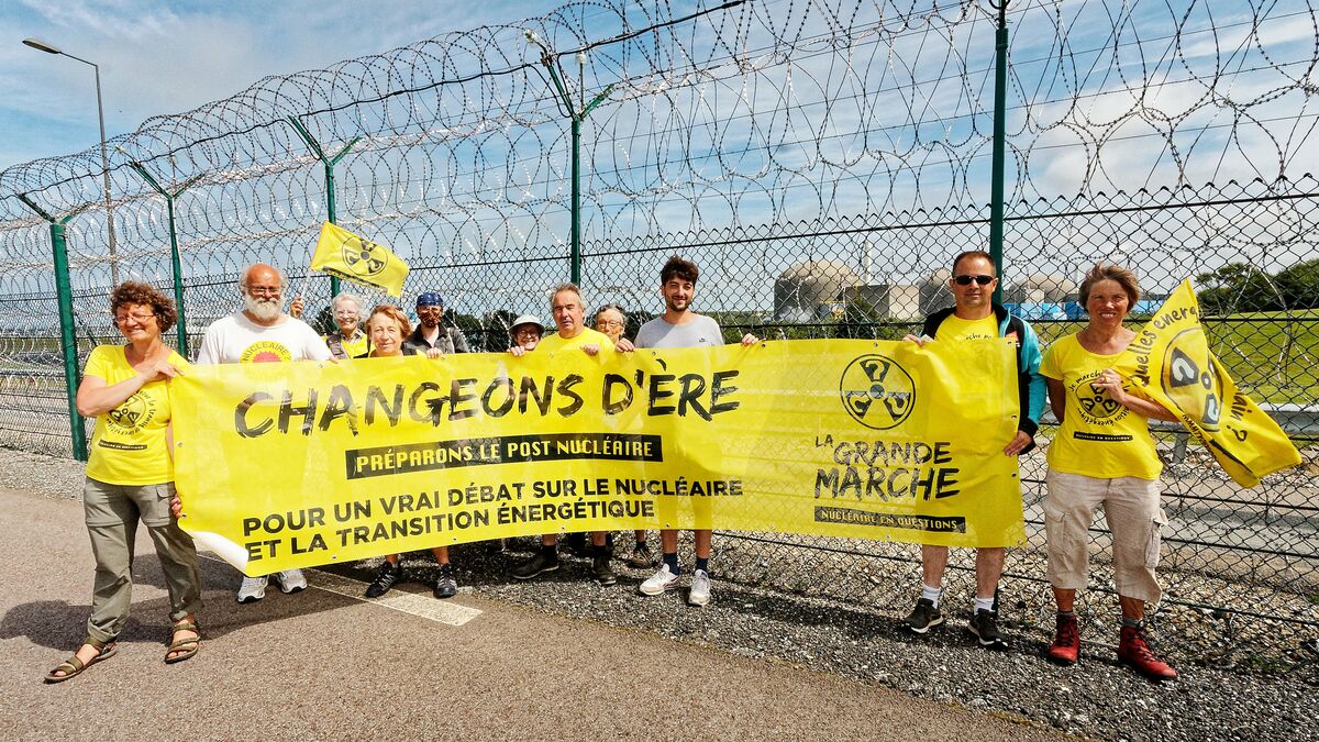 En Normandie, la Grande Marche à la rencontre des touristes pour débattre du nucléaire