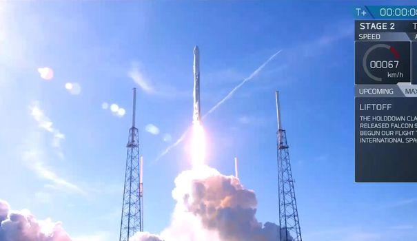 VIDÉO. Lancement réussi pour la capsule Dragon de SpaceX