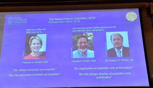 Nobel de chimie: l'évolution recrée en laboratoire