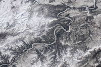 Réchauffement climatique: la fonte des glaces fluviales s'accélère