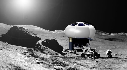 Lune : des abris gonflables pour accueillir les astronautes