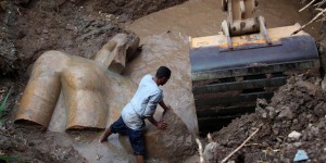 Égypte : découverte "très importante" de deux statues pharaoniques