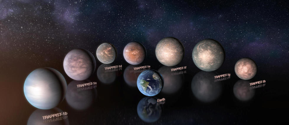 Les exoplanètes du système Trappist-1 seraient riches en eau !