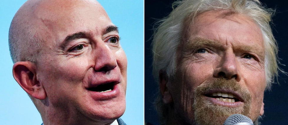 Entre Bezos et Branson, la course à l'espace des milliardaires s'emballe