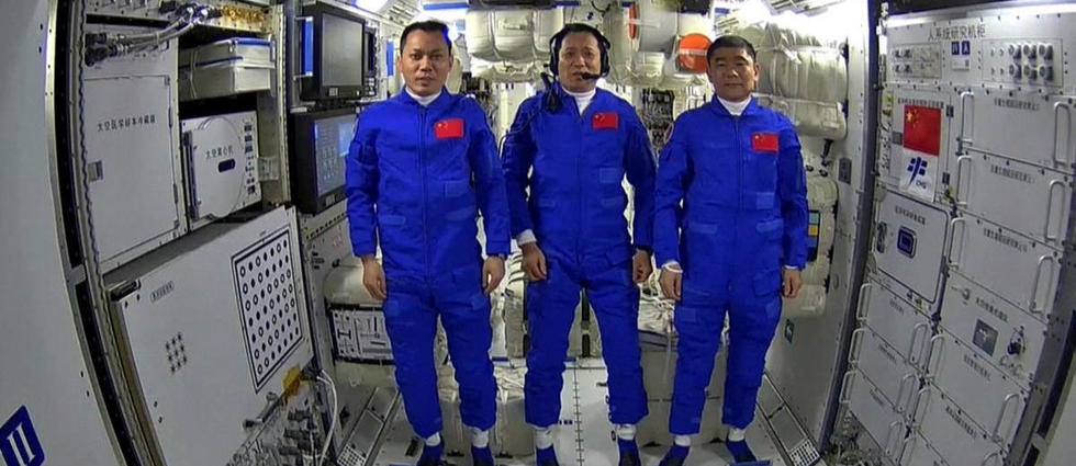 Les premiers astronautes de la station spatiale chinoise de retour sur Terre