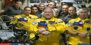 Les surprenantes tenues des cosmonautes russes qui ont rejoint l’ISS
