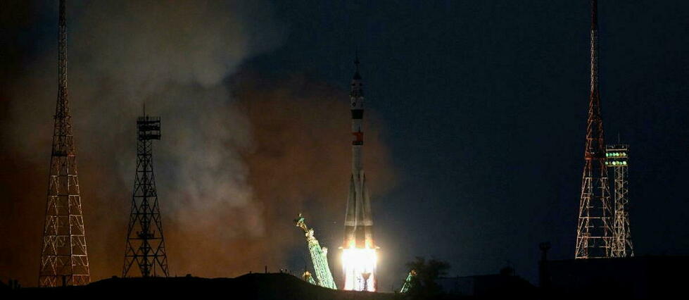 Un Américain et deux Russes décollent vers l’ISS à bord d’une fusée Soyouz