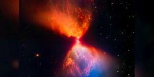 Le téléscope James-Webb immortalise L1527, une proto-étoile