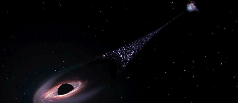 Un trou noir supersonique et créateur d'étoiles découvert par la Nasa