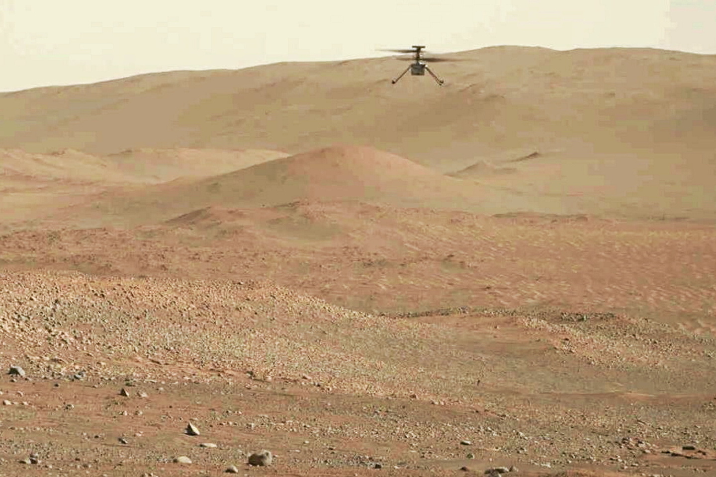 Exploration martienne : la Nasa dit adieu au drone-hélicoptère Ingenuity