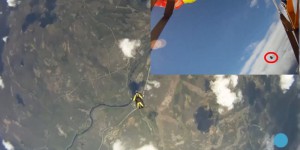 Un parachutiste norvégien frôlé par une météorite ?