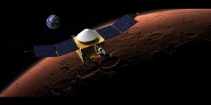 La sonde Maven réussit son insertion en orbite martienne